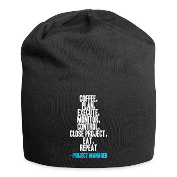 Chef de projet - Répéter - Bonnet en jersey - noir - Devant