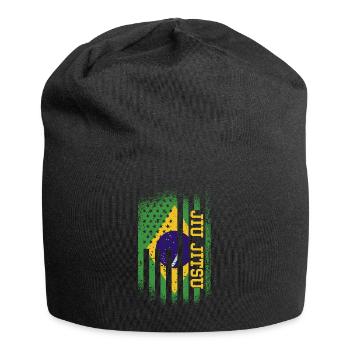 Kampfkunst Brazilien Jiu-jitsu brazilian jiu jitsu - Jersey-Beanie - Schwarz - Vorne