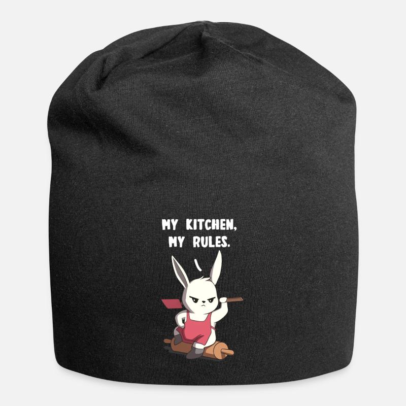 Ma cuisine Mes règles - Bonnet en jersey - noir