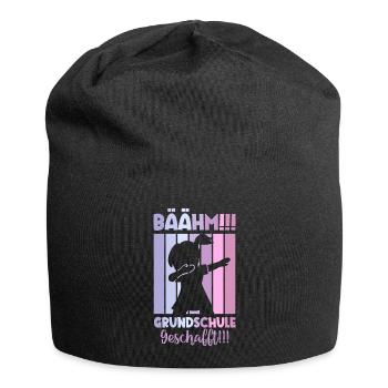 Grundschulabgängerin 2026 Grundschule Abschied - Jersey-Beanie - Schwarz - Vorne