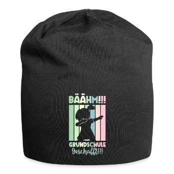 Grundschule Geschafft 2026 Grundschule Abschied - Jersey-Beanie - Schwarz - Vorne