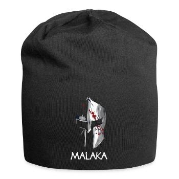 Malaka Sparta Spartaner Krieger Geschenk - Jersey-Beanie - Schwarz - Vorne