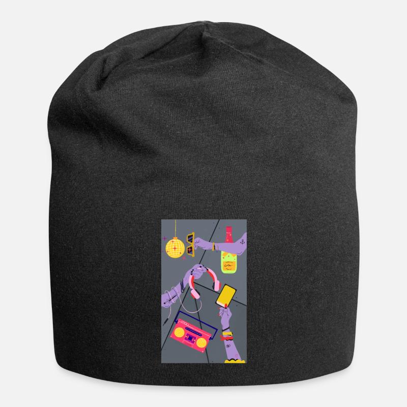 Party - Jersey Beanie - black