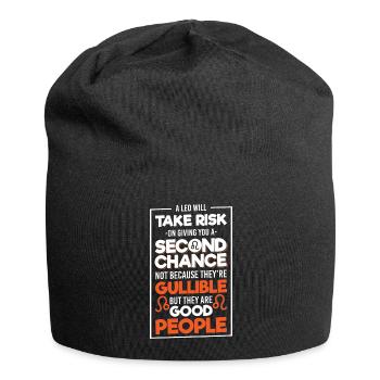 Horoscope Astrologie Ascendant - Bonnet en jersey - noir - Devant
