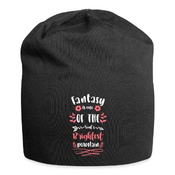 Elfe Zauberstab - Jersey-Beanie - Schwarz - Vorne