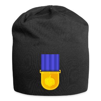 Moruga Scorpion Medaille - Jersey-Beanie - Schwarz - Vorne