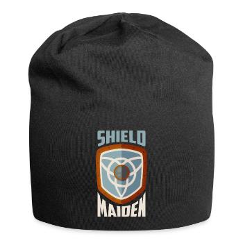 Shield Maiden Vikings Norse - Jersey-Beanie - Schwarz - Vorne
