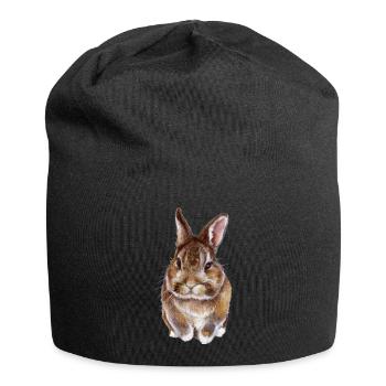 sweet rabbit Aqurell - Jersey Beanie - black - Front
