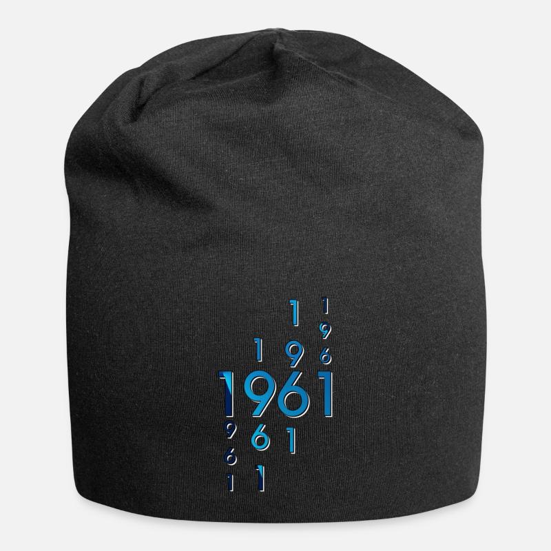 1961 year birth - Jersey Beanie - black