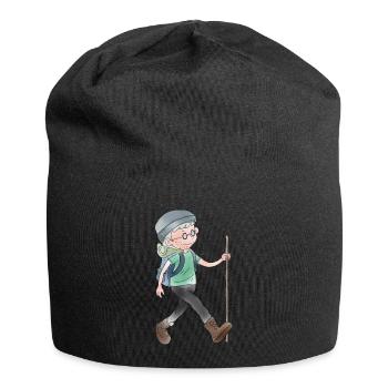 Wander-Jörg - Jersey-Beanie - Schwarz - Vorne