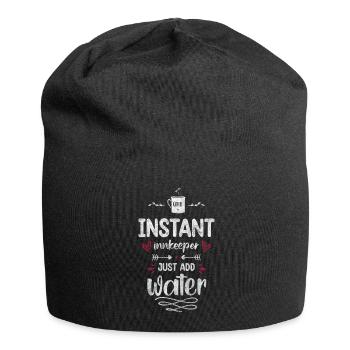 Restaurant Alcohol Smoking - Jersey Beanie - black - Front