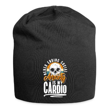 Sarcasm Crowd Mean - Jersey Beanie - black - Front