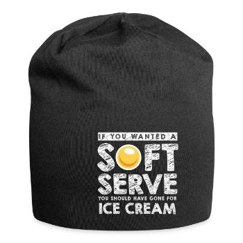 Lustiger Tischtennis Spruch Tischtennis - Jersey-Beanie - Schwarz - Vorne
