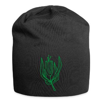 Flower Flower Plant - Jersey Beanie - black - Front