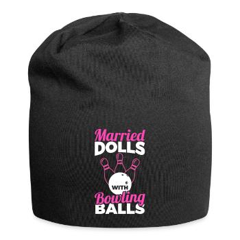 Bowler Woman - Jersey Beanie - black - Front