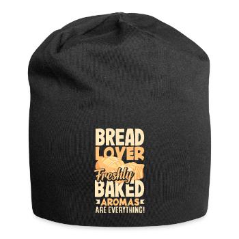 Bread Lover Freshly Baked Aromas Are Everything - Jersey Beanie - black - Front