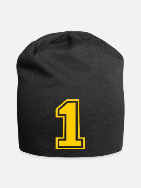 1 - Jersey-Beanie - sort