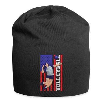 Volleyball team player - Jersey Beanie - black - Front