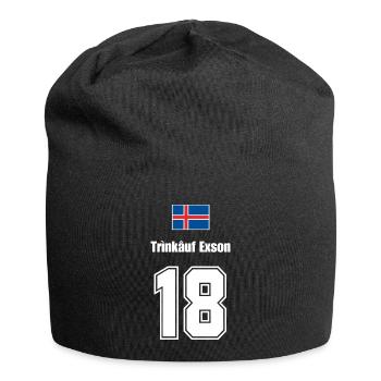 Island Trikot Nr.18 - Jersey-Beanie - Schwarz - Vorne