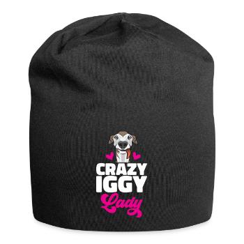 Italian Greyhound Greyhound Dogs - Jersey Beanie - black - Front