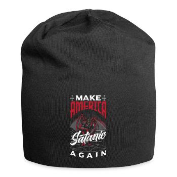 Satan Make America Satanic Again Occult - Jersey Beanie - black - Front