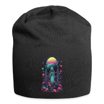 Rétro Goth Vaporwave Victorien Streetwear - Bonnet en jersey - noir - Devant