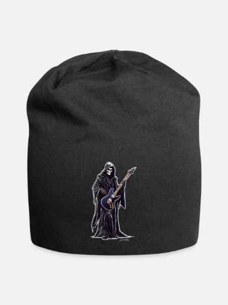 Guitar Reaper | Guitar, Heavy Matal - Jersey Beanie - black
