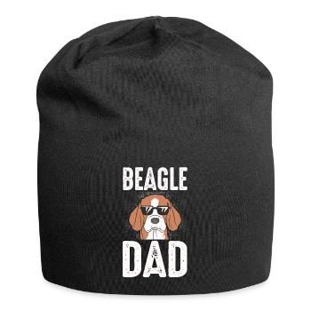 Beagle Dad Dog Dad Dad Dad Owner Fun Dogs - Jersey Beanie - black - Front
