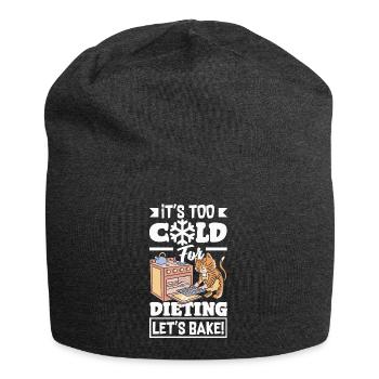 Trop froid pour suivre un régime, cuisons le réconfort - Bonnet en jersey - charbon - Devant