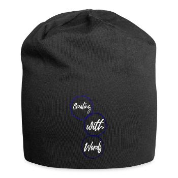 authorship originality jokes writing process - Jersey-Beanie - Schwarz - Vorne