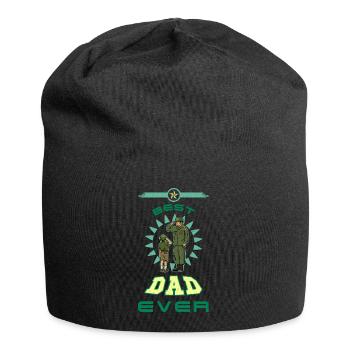 Meilleur papa de tous les temps Père Fête des pères Soldats militaires - Bonnet en jersey - noir - Devant