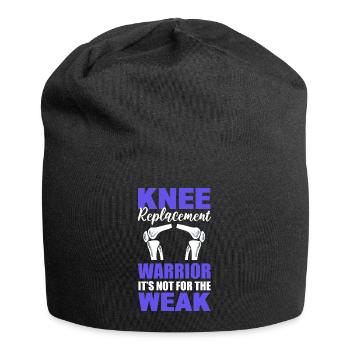 Knieersatz-Krieger Orthopädischer Chirurg - Jersey-Beanie - Schwarz - Vorne