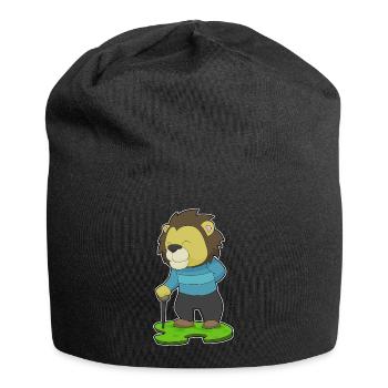 Leo Pensioner Walking Stick - Jersey Beanie - black - Front