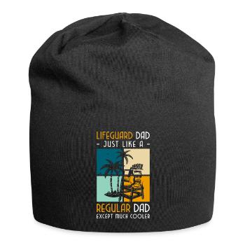 Schwimmbad Freibad Meer Schwimmlehrer - Jersey-Beanie - Schwarz - Vorne