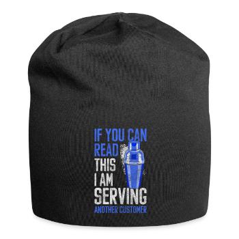 Bartender Drinks Bottle Drinks - Jersey Beanie - black - Front
