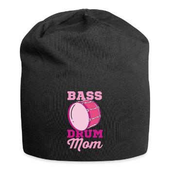 Maman grosse caisse - Bonnet en jersey - noir - Devant