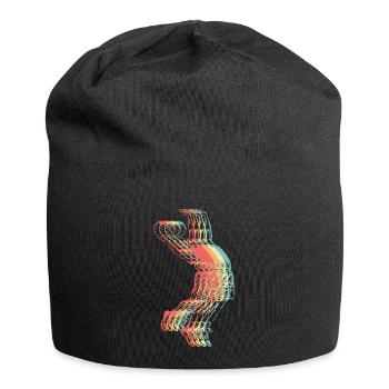 Basketball Slam Dunking Retro - Jersey Beanie - black - Front