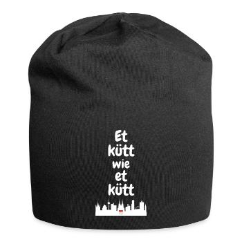 Karneval Köln Kölsches Grundgesetz Lustig Alaaf - Jersey-Beanie - Schwarz - Vorne