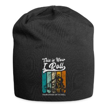 Model Railroad Railroader Nerd Rails - Jersey Beanie - black - Front