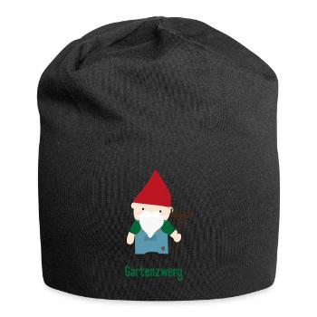 Bunter Garten Gemüse Spaß für kleine Entdecker - Jersey-Beanie - Schwarz - Vorne