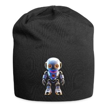 Roboter für den individuellen LooK - Jersey-Beanie - Schwarz - Vorne
