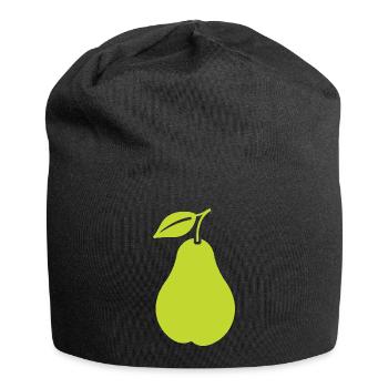 Poire - Bonnet en jersey - noir - Devant