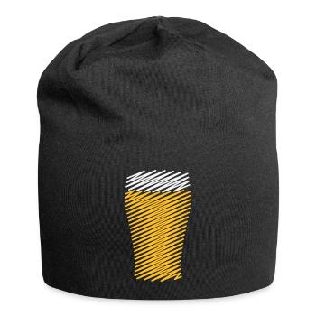 XShatch Design - Jersey Beanie - black - Front