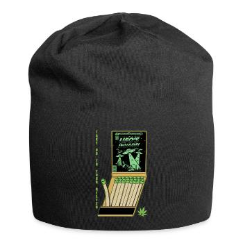 UFO Invasion Vintage Poster Design - Jersey Beanie - black - Front