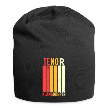 Chor Begeisterung: Tenor Klangkörper - Jersey-Beanie - Schwarz - Vorne
