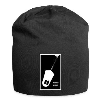 Geist in der Kette - Jersey-Beanie - Schwarz - Vorne