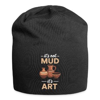 Pottery Pottery Studio Pottery Love - Jersey Beanie - black - Front