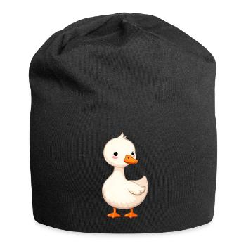 Gans - Jersey-Beanie - Schwarz - Vorne