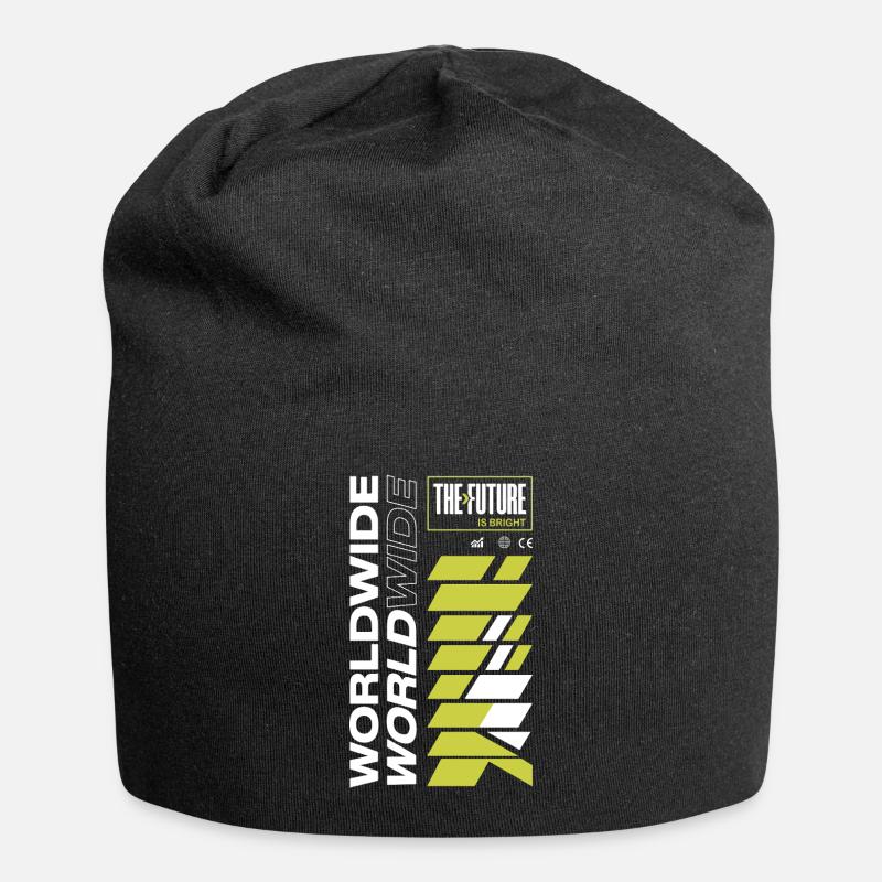 Futur Motif Radiant - Bonnet en jersey - noir