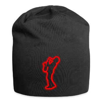 Saxophonist Saxophone Men's Boys Saxophone Kids - Jersey Beanie - black - Front